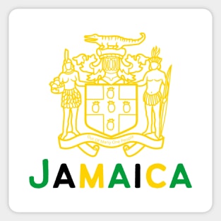 Jamaica Coat Of Arms Sticker